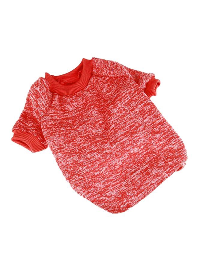 سترة كاجوال شتوية بغطاء للرأس أحمر M - Image 1